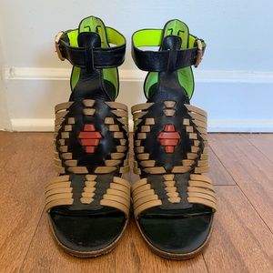 Coach Lorrie Huarache Sandal Heels
